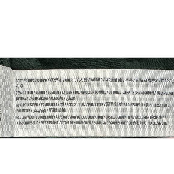 Abercrombie & Fitch Forest Green Sweatpants Elastic Drawstring Waist Casual L - Picture 7 of 11